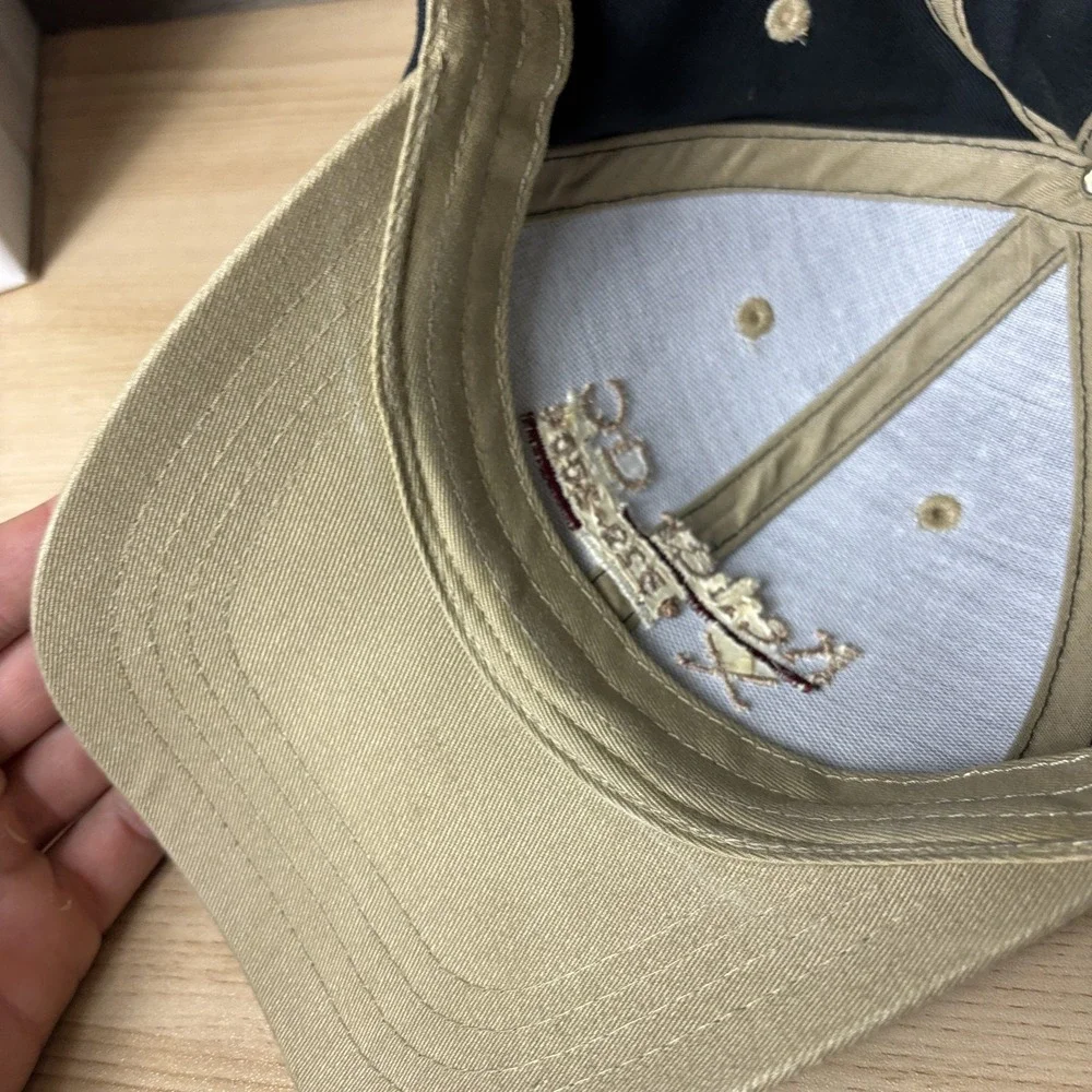 American Needle Keller GC 75th Anniversary Golf Hat Black Strapback Mens OSFA